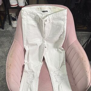 American Eagle Outfitters Women's White Skinny Jeans